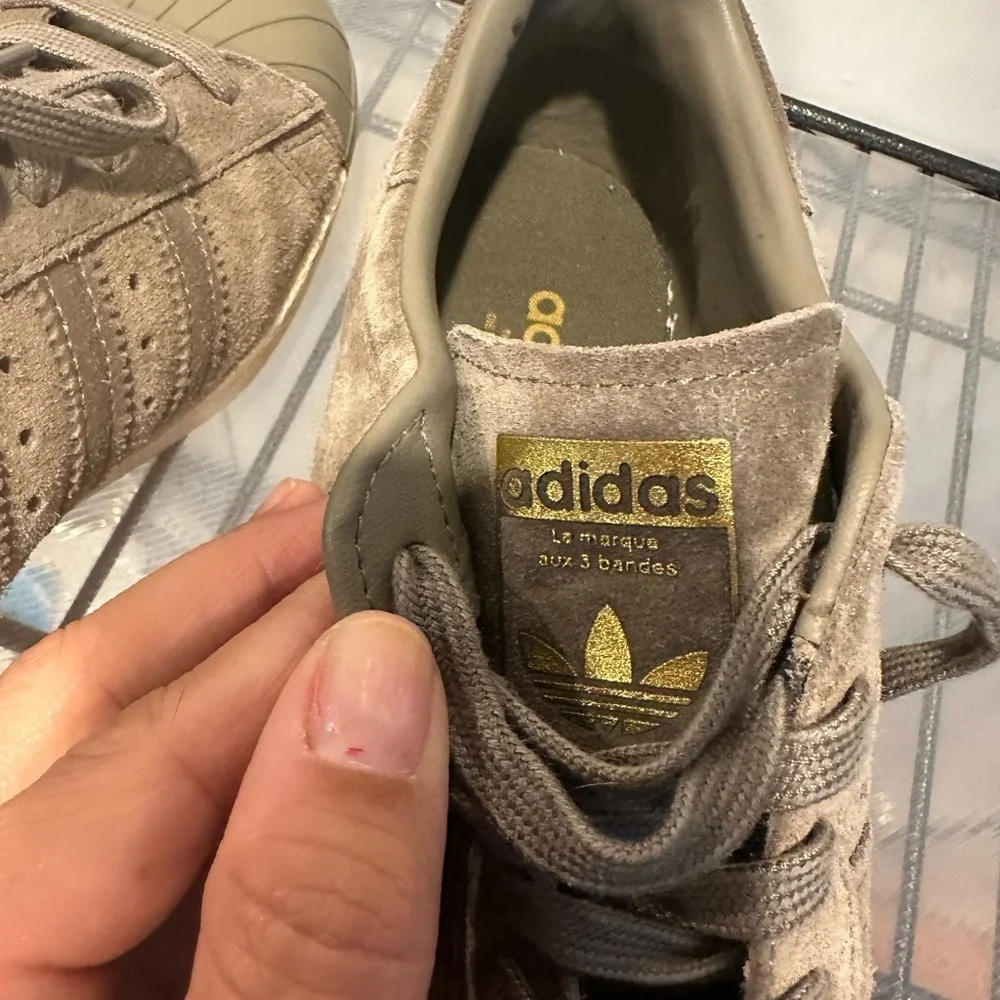 Adidas La Marque Men's Khaki Suede Sneakers
